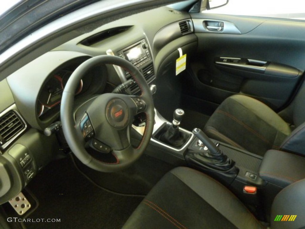 2012 Impreza WRX STi 5 Door - Dark Gray Metallic / STi Black Alcantara/Carbon Black photo #16