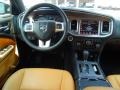 Tan/Black 2012 Dodge Charger R/T Plus Dashboard