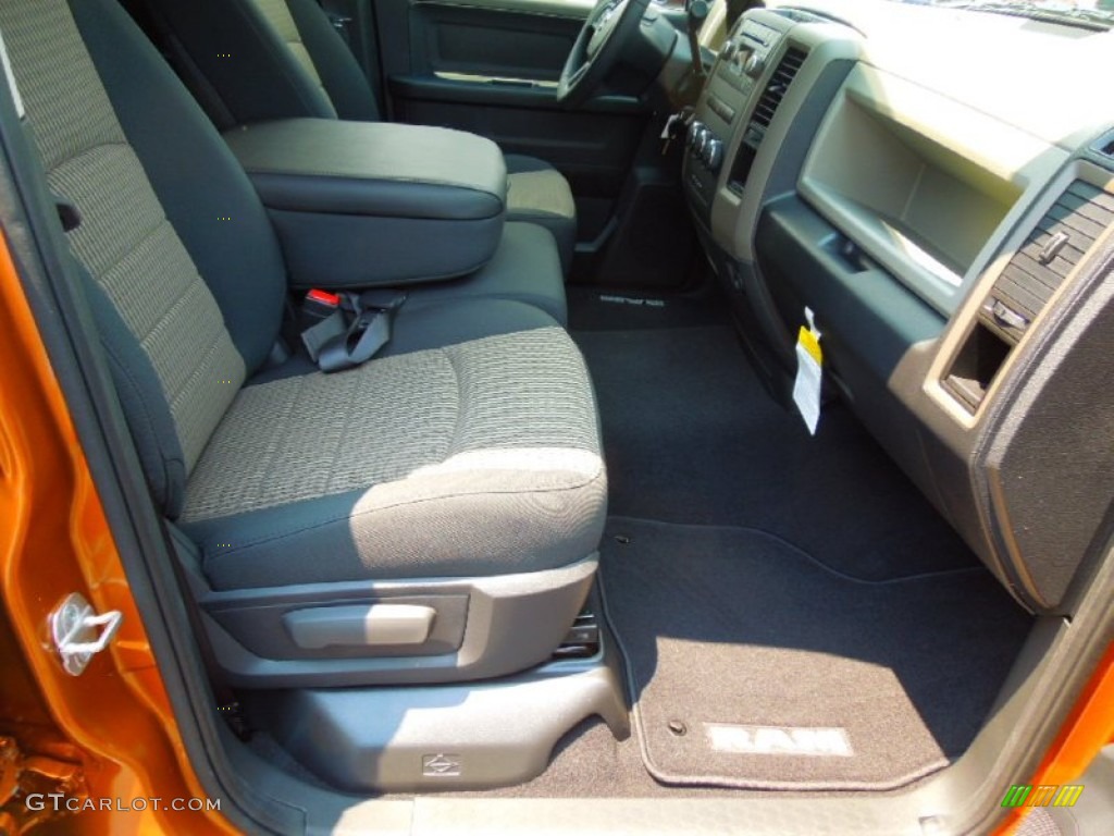 2012 Ram 1500 Express Quad Cab - Tequila Sunrise Pearl / Dark Slate Gray/Medium Graystone photo #19