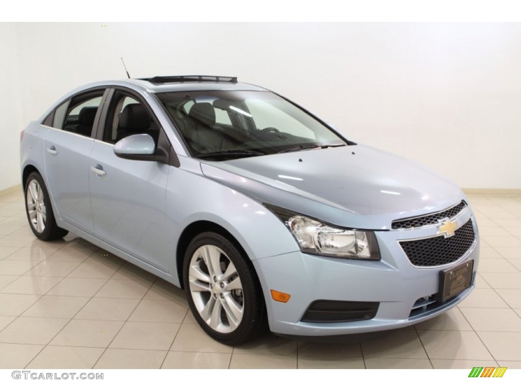 2011 Cruze LTZ - Ice Blue Metallic / Jet Black photo #1