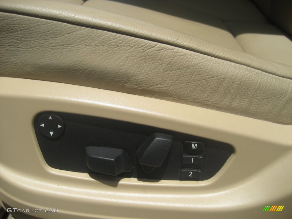 2010 X6 xDrive35i - Monaco Blue Metallic / Sand Beige photo #29