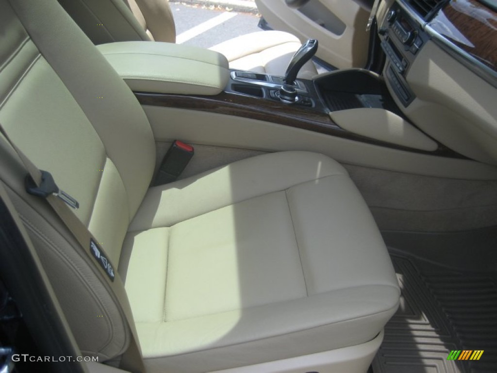 2010 X6 xDrive35i - Monaco Blue Metallic / Sand Beige photo #32