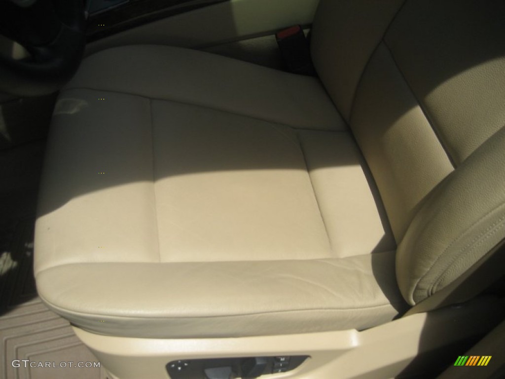 2010 X6 xDrive35i - Monaco Blue Metallic / Sand Beige photo #35