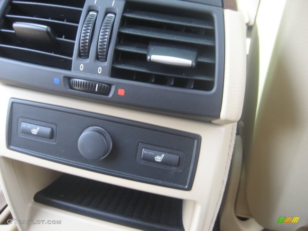 2010 X6 xDrive35i - Monaco Blue Metallic / Sand Beige photo #37