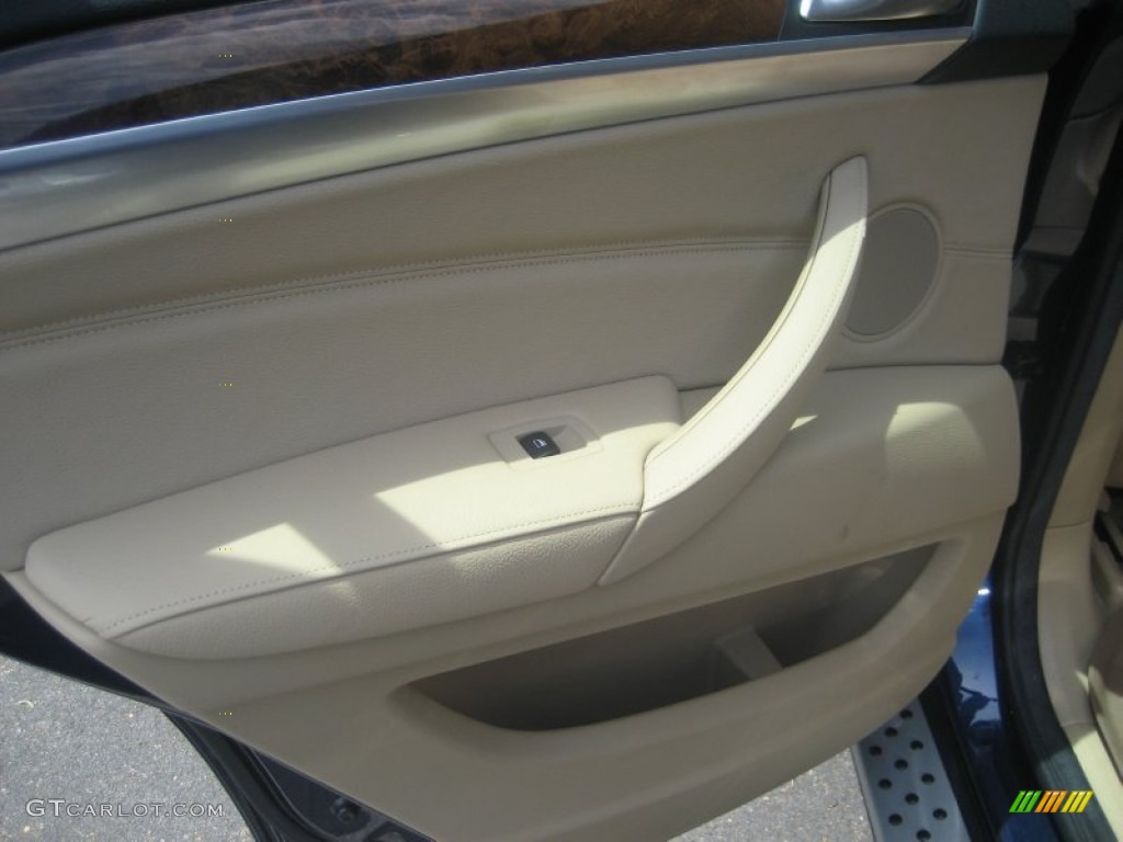 2010 X6 xDrive35i - Monaco Blue Metallic / Sand Beige photo #41