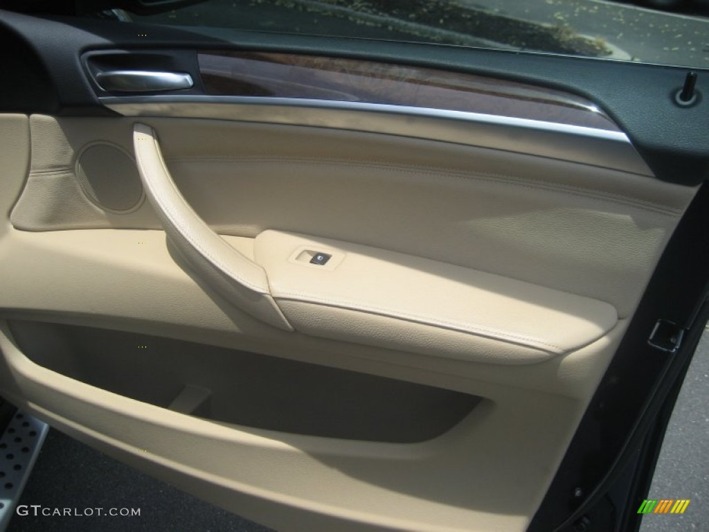 2010 X6 xDrive35i - Monaco Blue Metallic / Sand Beige photo #44