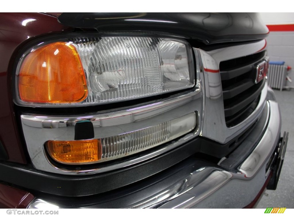 2003 Sierra 2500HD SLE Extended Cab 4x4 - Dark Toreador Red Metallic / Dark Pewter photo #10