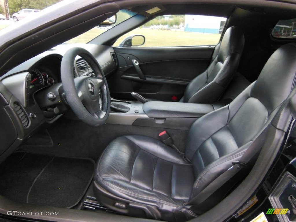 2007 Corvette Coupe - Black / Ebony photo #8