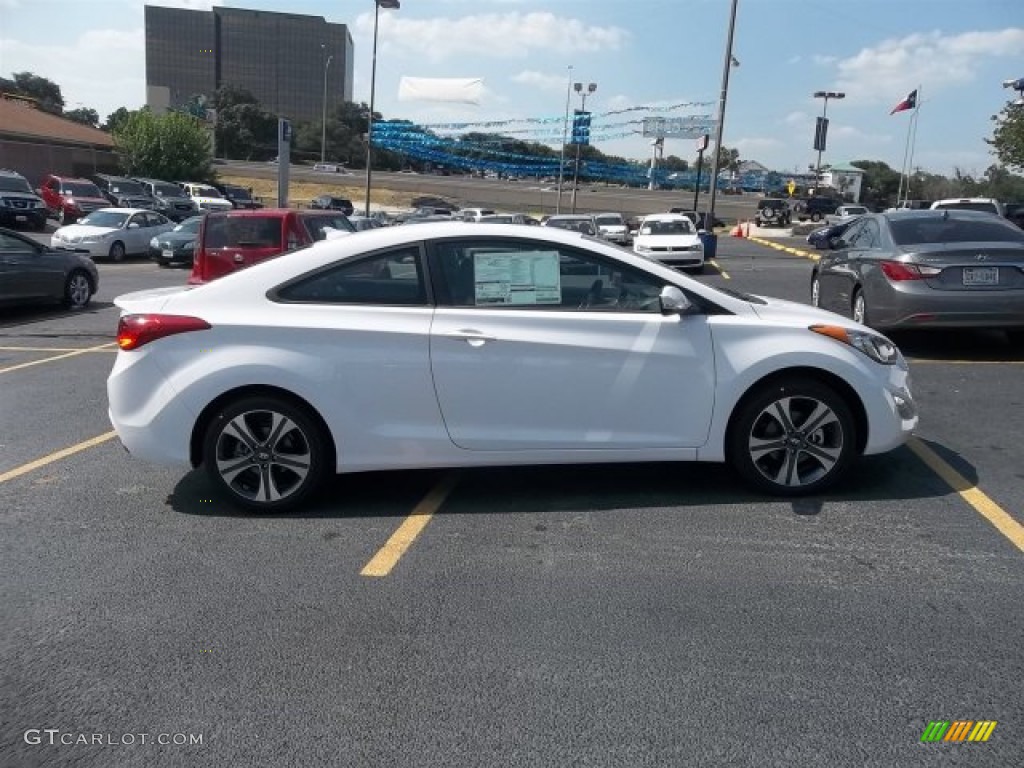 Monaco White 2013 Hyundai Elantra Coupe SE Exterior Photo #67566829