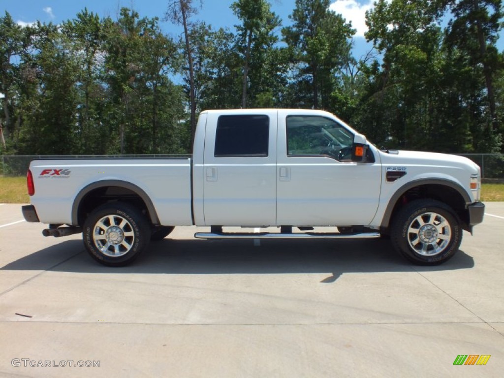 Oxford White 2008 Ford F250 Super Duty FX4 Crew Cab 4x4 Exterior Photo #67567051