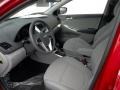 Gray Front Seat Photo for 2013 Hyundai Accent #67567054