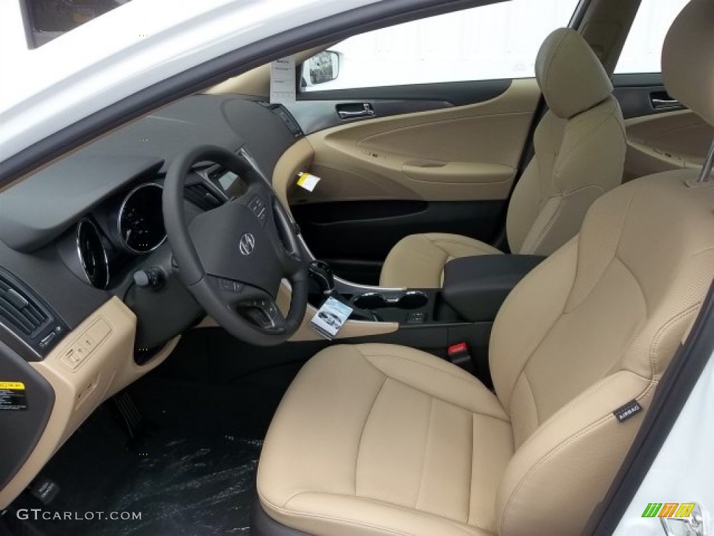 Camel Interior 2012 Hyundai Sonata Hybrid Photo #67567144