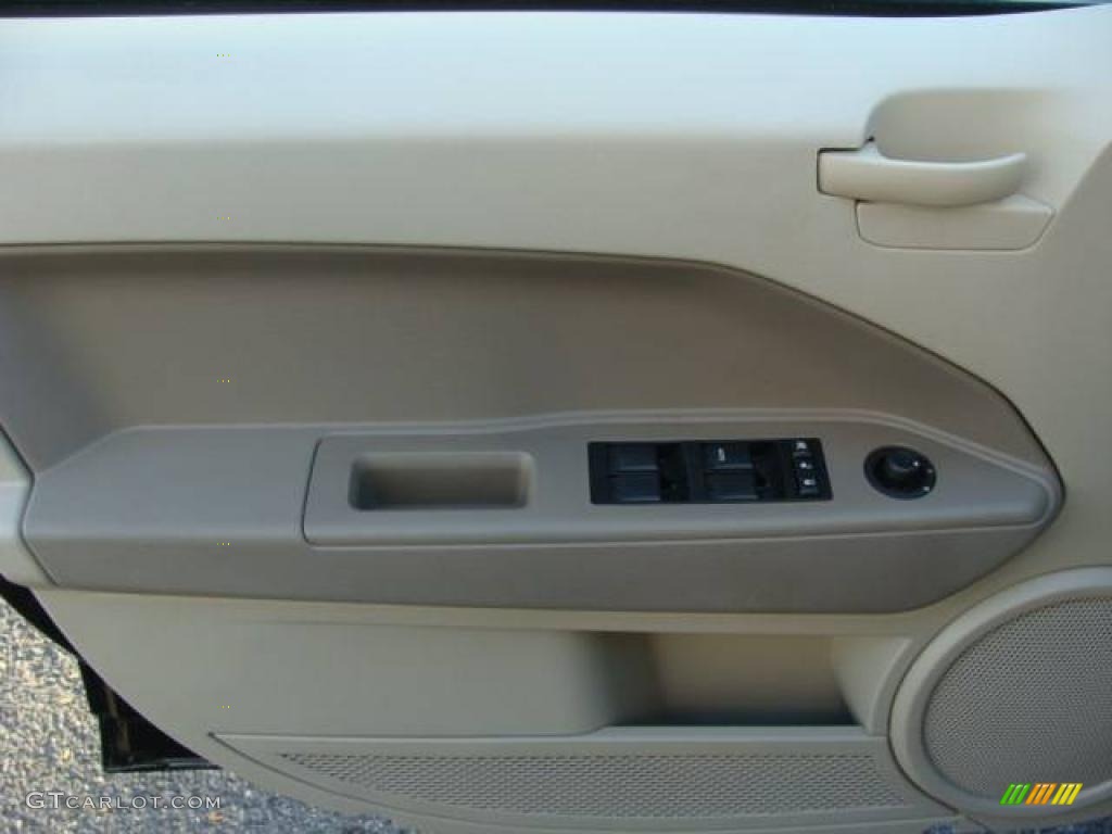 2007 Caliber SXT - Black / Pastel Pebble Beige photo #7