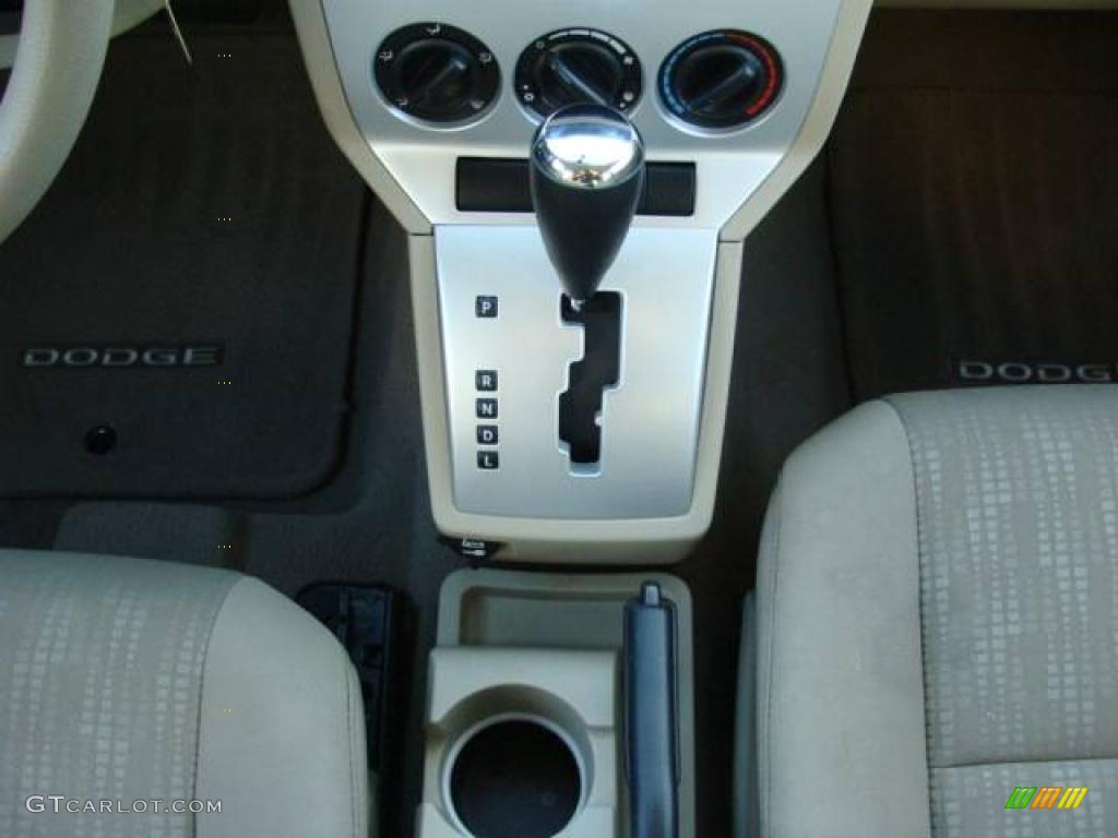 2007 Caliber SXT - Black / Pastel Pebble Beige photo #13