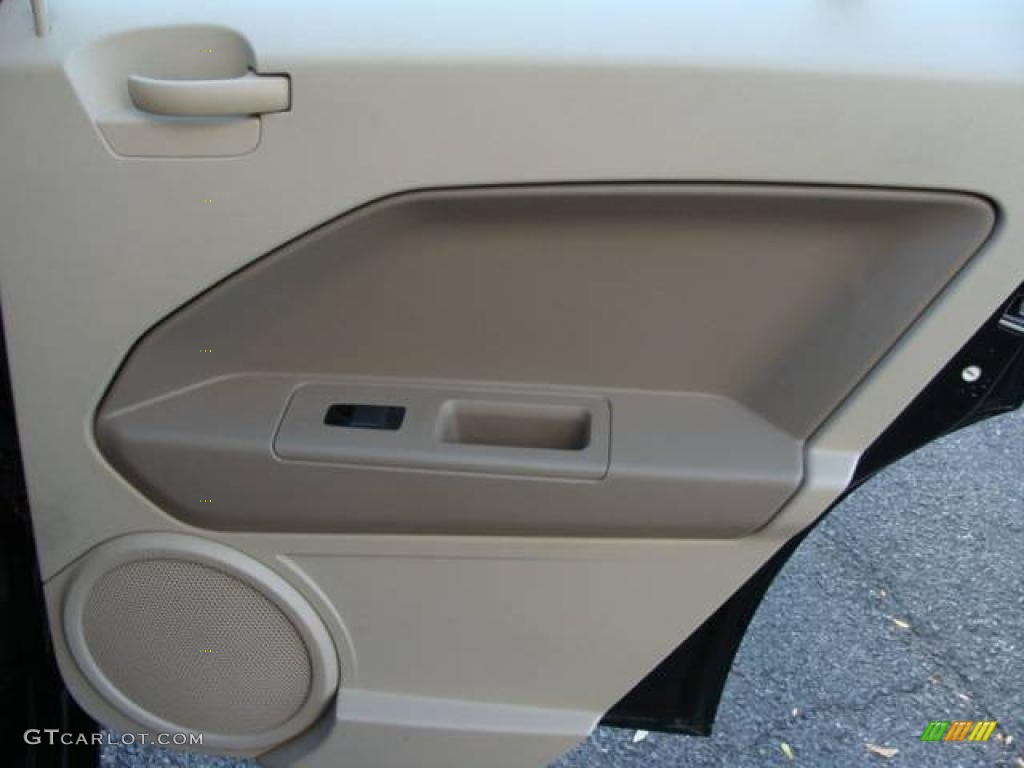 2007 Caliber SXT - Black / Pastel Pebble Beige photo #15