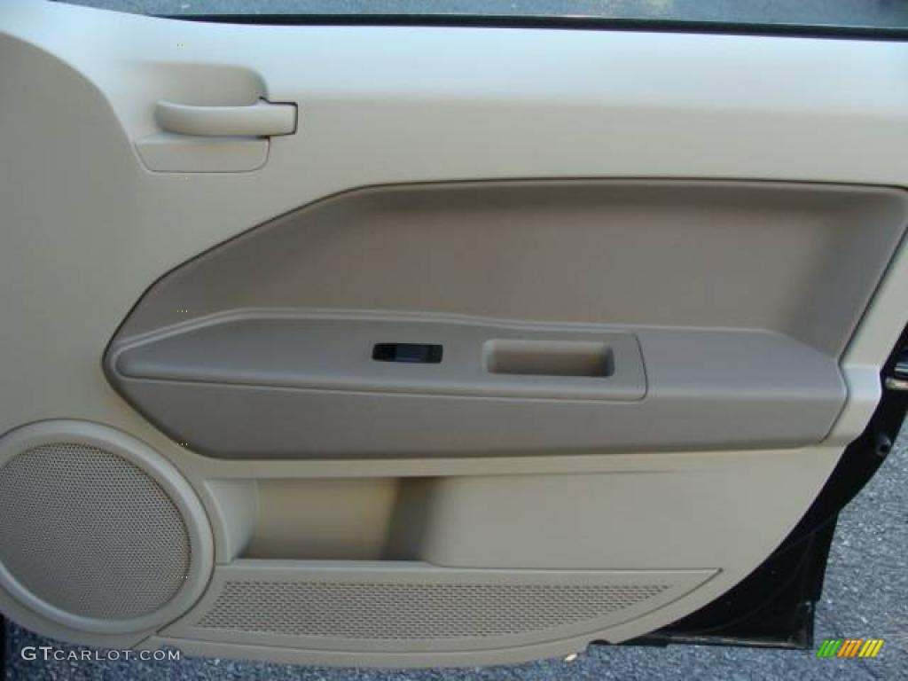 2007 Caliber SXT - Black / Pastel Pebble Beige photo #17