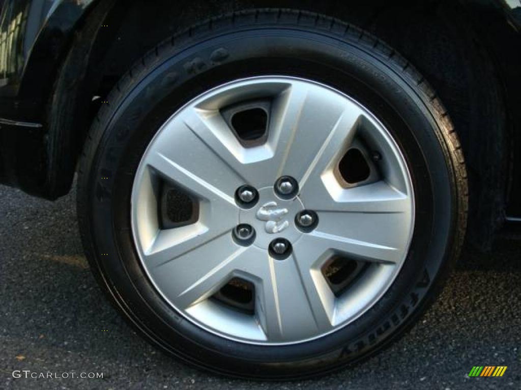 2007 Caliber SXT - Black / Pastel Pebble Beige photo #19