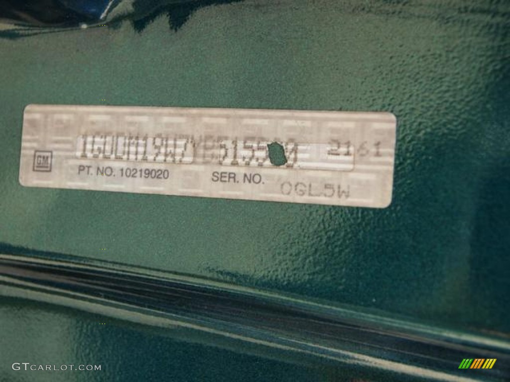 2000 Safari Conversion Van - Forest Green Metallic / Neutral photo #8