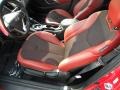 Black/Red 2012 Hyundai Veloster Standard Veloster Model Interior Color