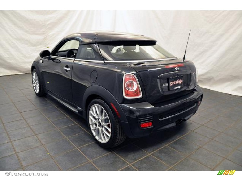 Midnight Black Metallic 2012 Mini Cooper John Cooper Works Coupe Exterior Photo #67569586