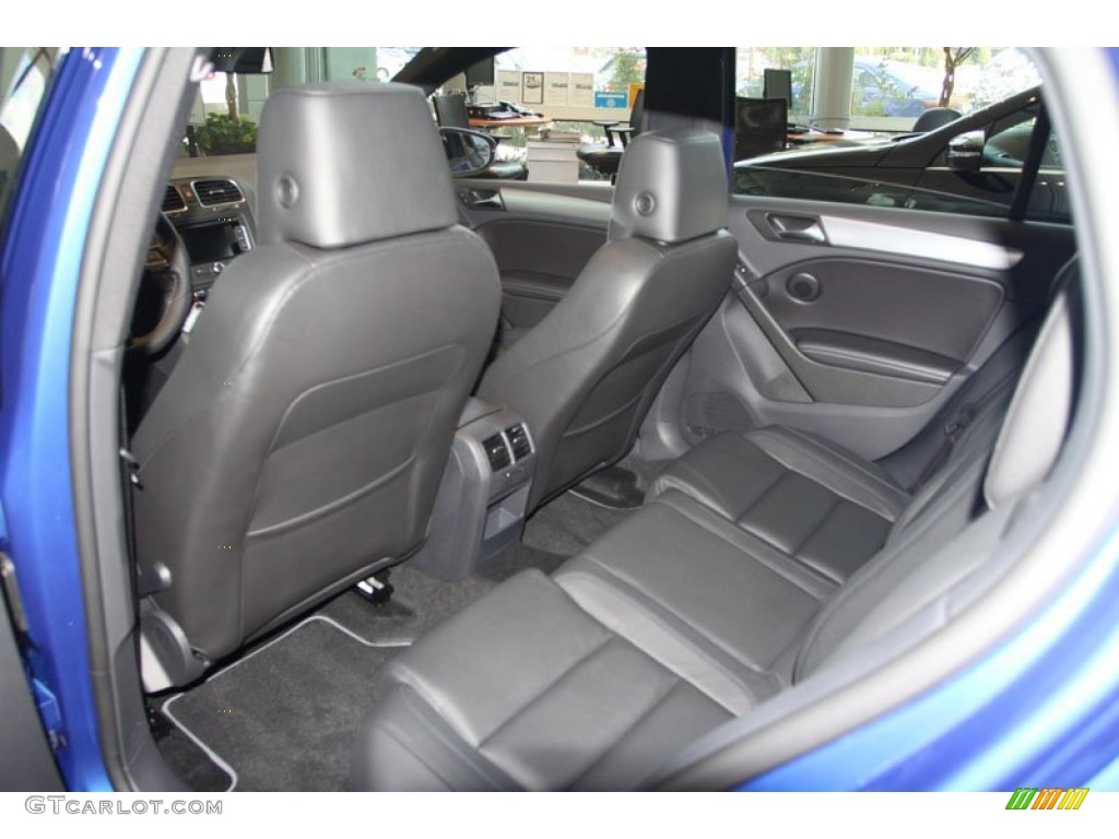 R Titan Black Leather Interior 2012 Volkswagen Golf R 4 Door 4Motion Photo #67569607