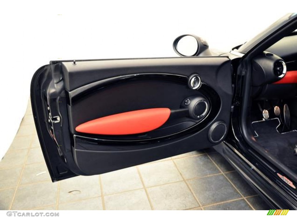 2012 Mini Cooper John Cooper Works Coupe Lounge Championship Red Door Panel Photo #67569610