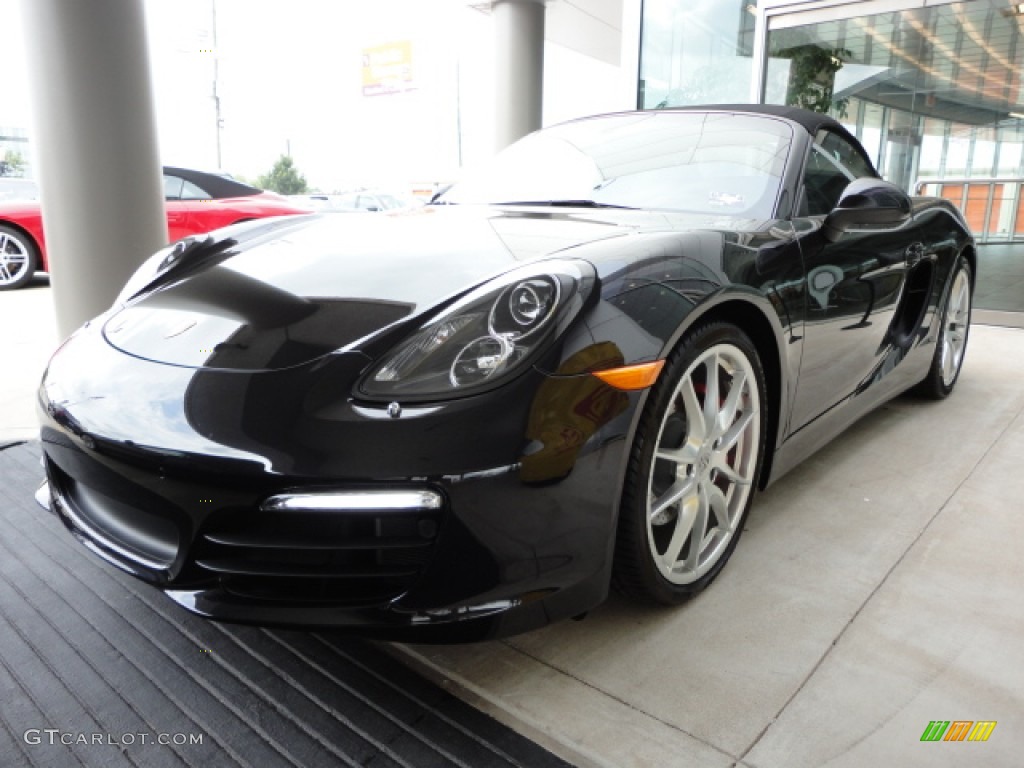 2013 Boxster S - Basalt Black Metallic / Platinum Grey photo #2