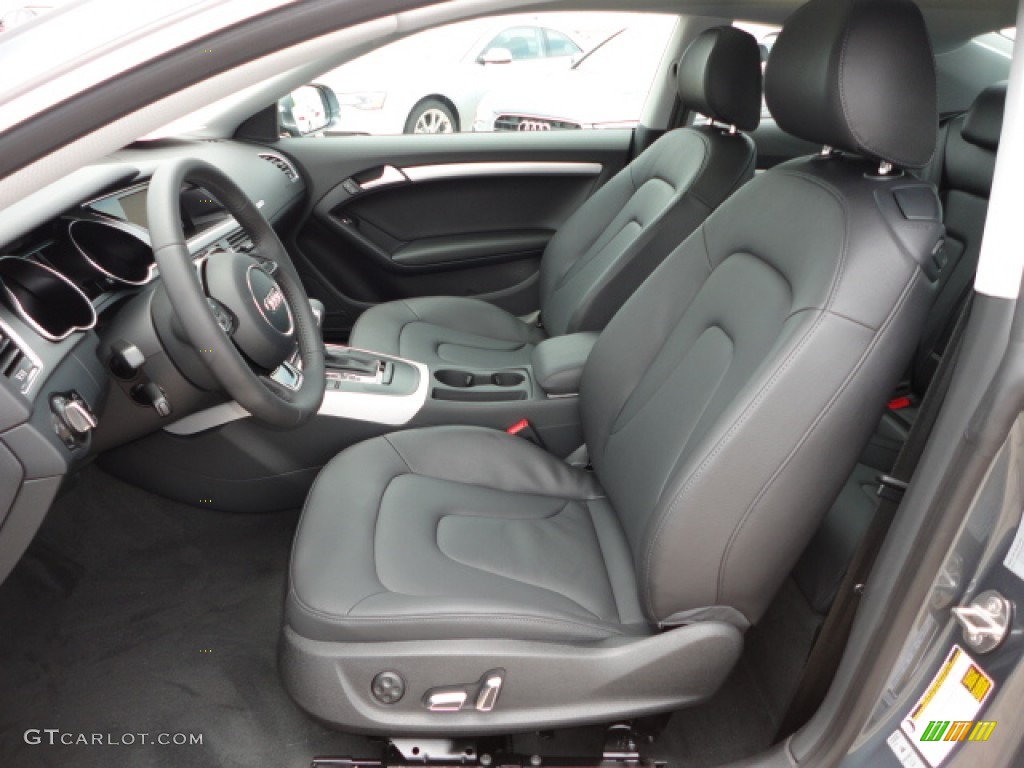 Black Interior 2013 Audi A5 2.0T quattro Coupe Photo #67570381