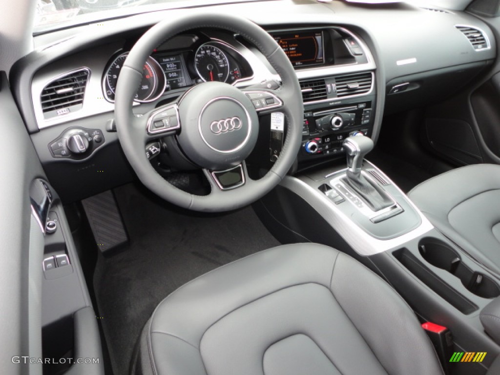 Black Interior 2013 Audi A5 2.0T quattro Coupe Photo #67570399