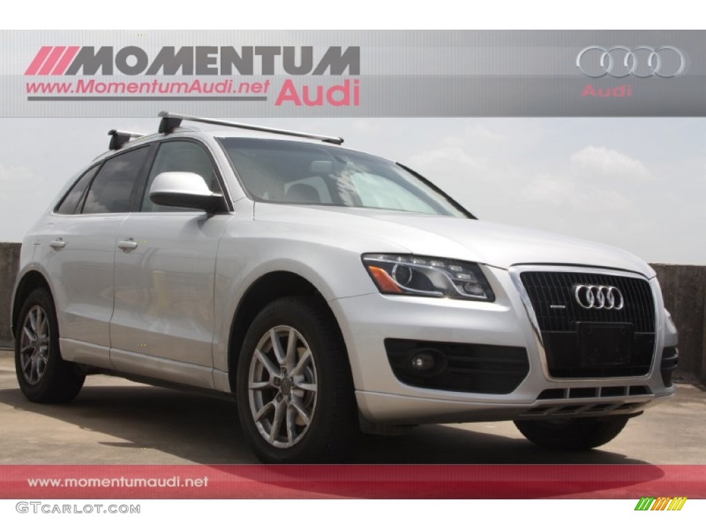 2009 Q5 3.2 Premium quattro - Ice Silver Metallic / Black photo #1