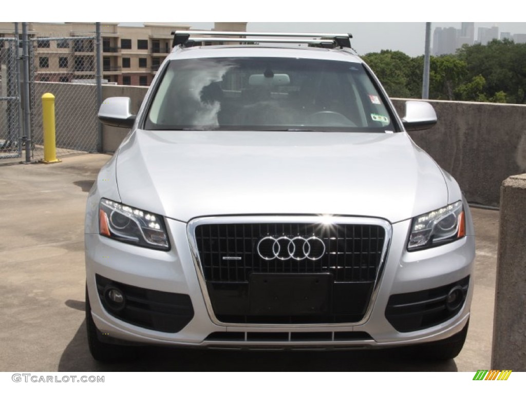 2009 Q5 3.2 Premium quattro - Ice Silver Metallic / Black photo #2