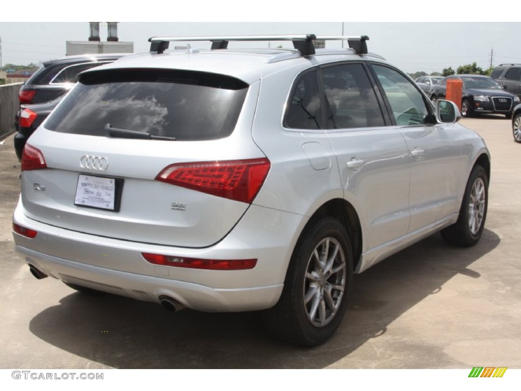 2009 Q5 3.2 Premium quattro - Ice Silver Metallic / Black photo #6