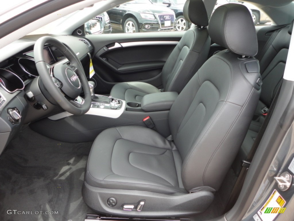 Black Interior 2013 Audi A5 2.0T quattro Coupe Photo #67570477