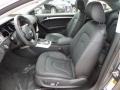 Black Front Seat Photo for 2013 Audi A5 #67570477