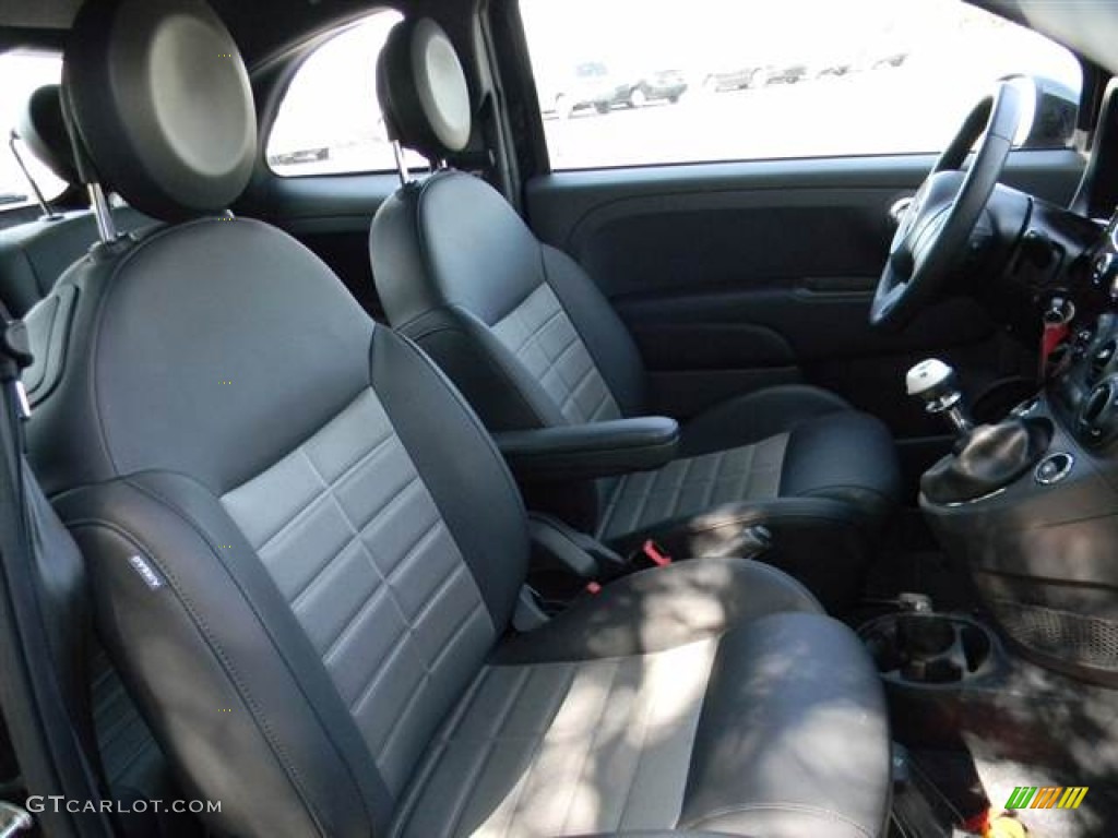 Sport Tessuto Nero/Nero (Black/Black) Interior 2012 Fiat 500 Sport Photo #67571092