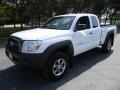 2011 Super White Toyota Tacoma V6 PreRunner Access Cab  photo #2