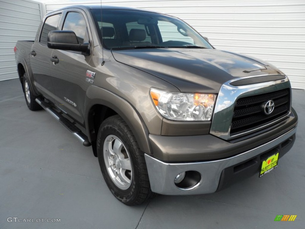 2008 Tundra SR5 CrewMax - Pyrite Mica / Beige photo #1