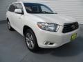 2008 Blizzard White Pearl Toyota Highlander Sport  photo #1