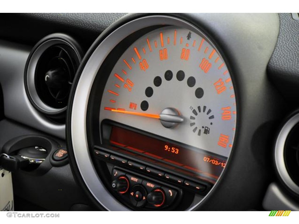 2012 Cooper Hardtop - Reef Blue Metallic / Carbon Black photo #29