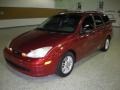 2000 Sangria Red Metallic Ford Focus SE Wagon  photo #2