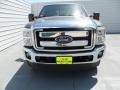 2012 Sterling Grey Metallic Ford F250 Super Duty Lariat Crew Cab 4x4  photo #7