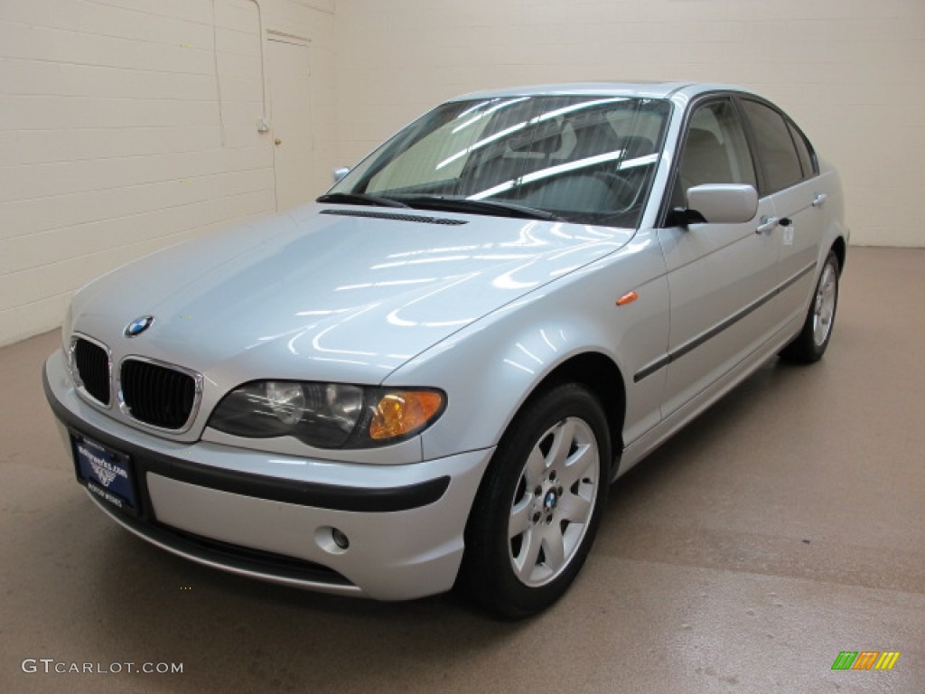 2005 3 Series 325xi Sedan - Titanium Silver Metallic / Black photo #4