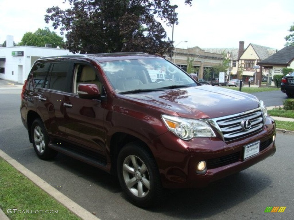 2010 GX 460 - Claret Red Pearl / Ecru photo #3