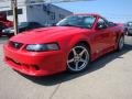 2003 Torch Red Ford Mustang Saleen S281 Supercharged Convertible  photo #1