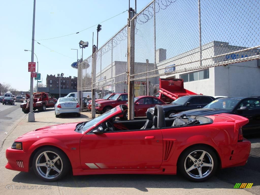 2003 Mustang Saleen S281 Supercharged Convertible - Torch Red / Dark Charcoal photo #2