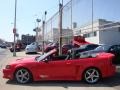 2003 Torch Red Ford Mustang Saleen S281 Supercharged Convertible  photo #2