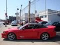 2003 Torch Red Ford Mustang Saleen S281 Supercharged Convertible  photo #3