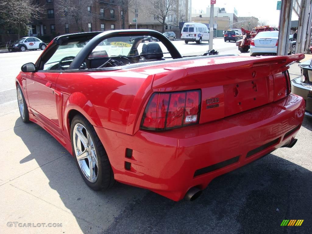 2003 Mustang Saleen S281 Supercharged Convertible - Torch Red / Dark Charcoal photo #4