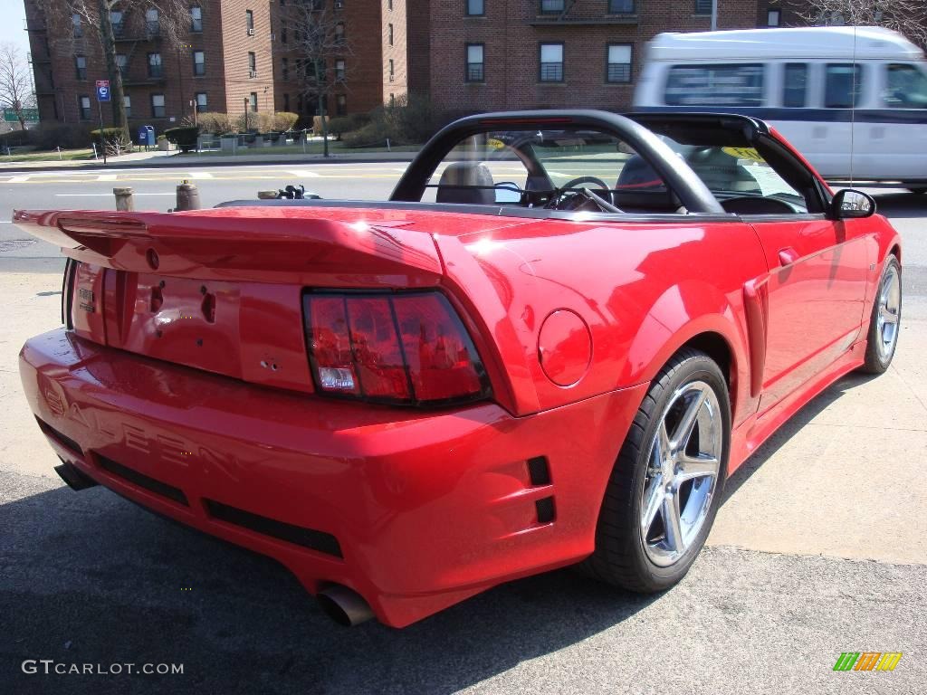 2003 Mustang Saleen S281 Supercharged Convertible - Torch Red / Dark Charcoal photo #6