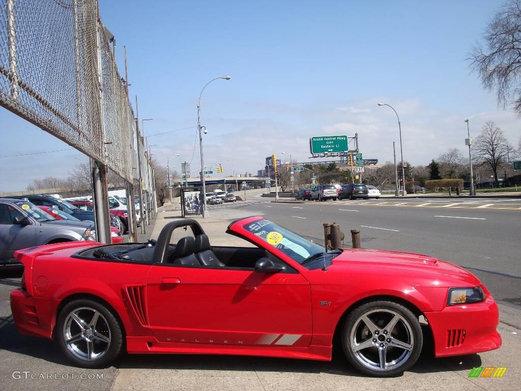 2003 Mustang Saleen S281 Supercharged Convertible - Torch Red / Dark Charcoal photo #8